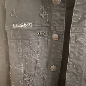 Kind Blackcraft Cult Black Denim Jacket 